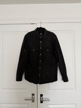 Denim button up jacket